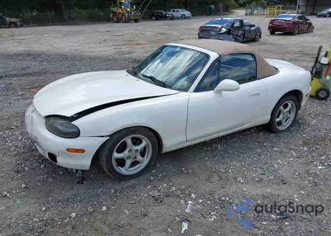 1999 Mazda Mx-5 Miata Leather Pkg/Popular Equipment Pkg/Sports Pkg/Touring Pkg from USA, damaged, VIN JM1NB3537X0106007
